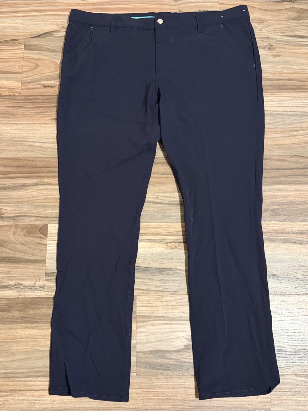 Alberto Golf Pants Men’s 58 Navy 3XDRY Cooler Modern Fit Stretch OEKO-TEX 44x33